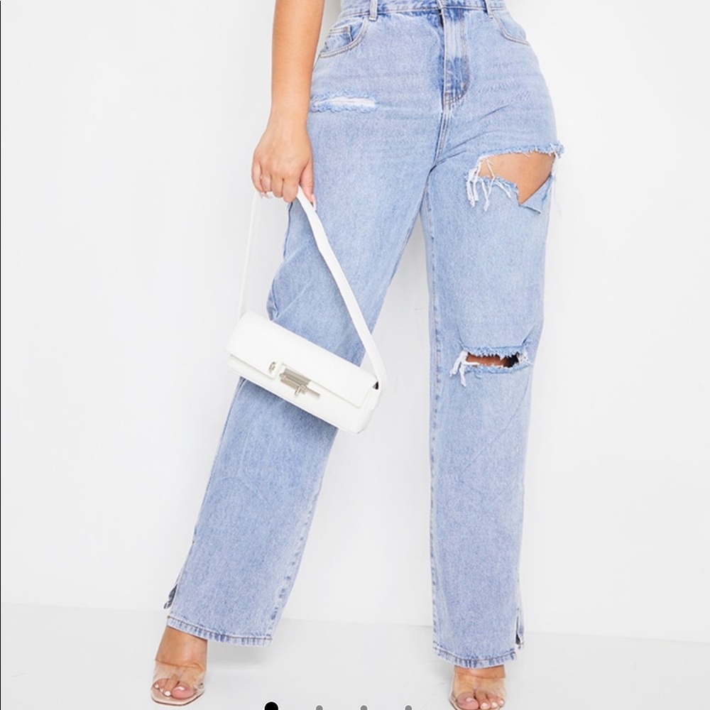 Distressed ripped jeans (Plus Size)